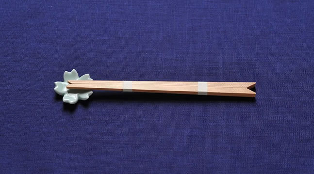赤杉18センチ菓子箸
